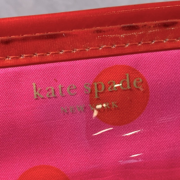 Kate Spade pink with red hearts large cosmic bag - Picture 4 of 10